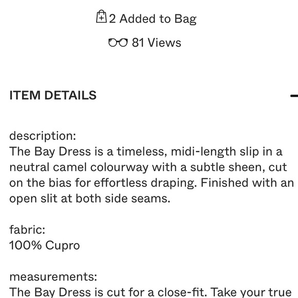 Anine Bing Bay Dress Brown - Picture 3 of 9